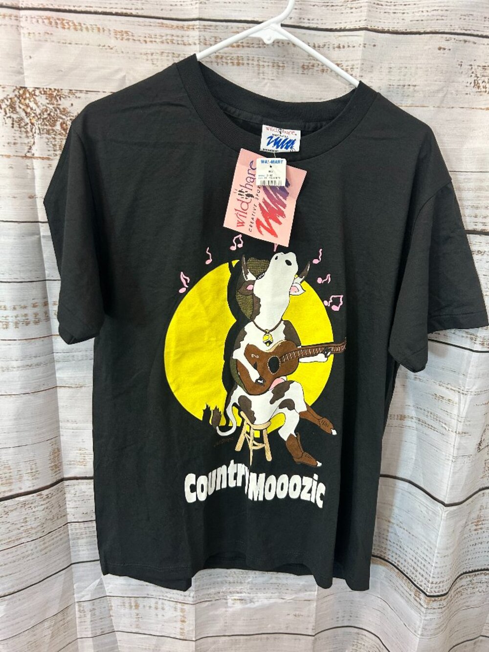 Vintage Wild Hare "Country Mooozic" Large Tee NWT